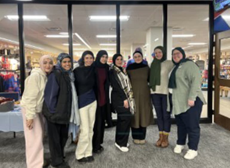 group of Muslim women