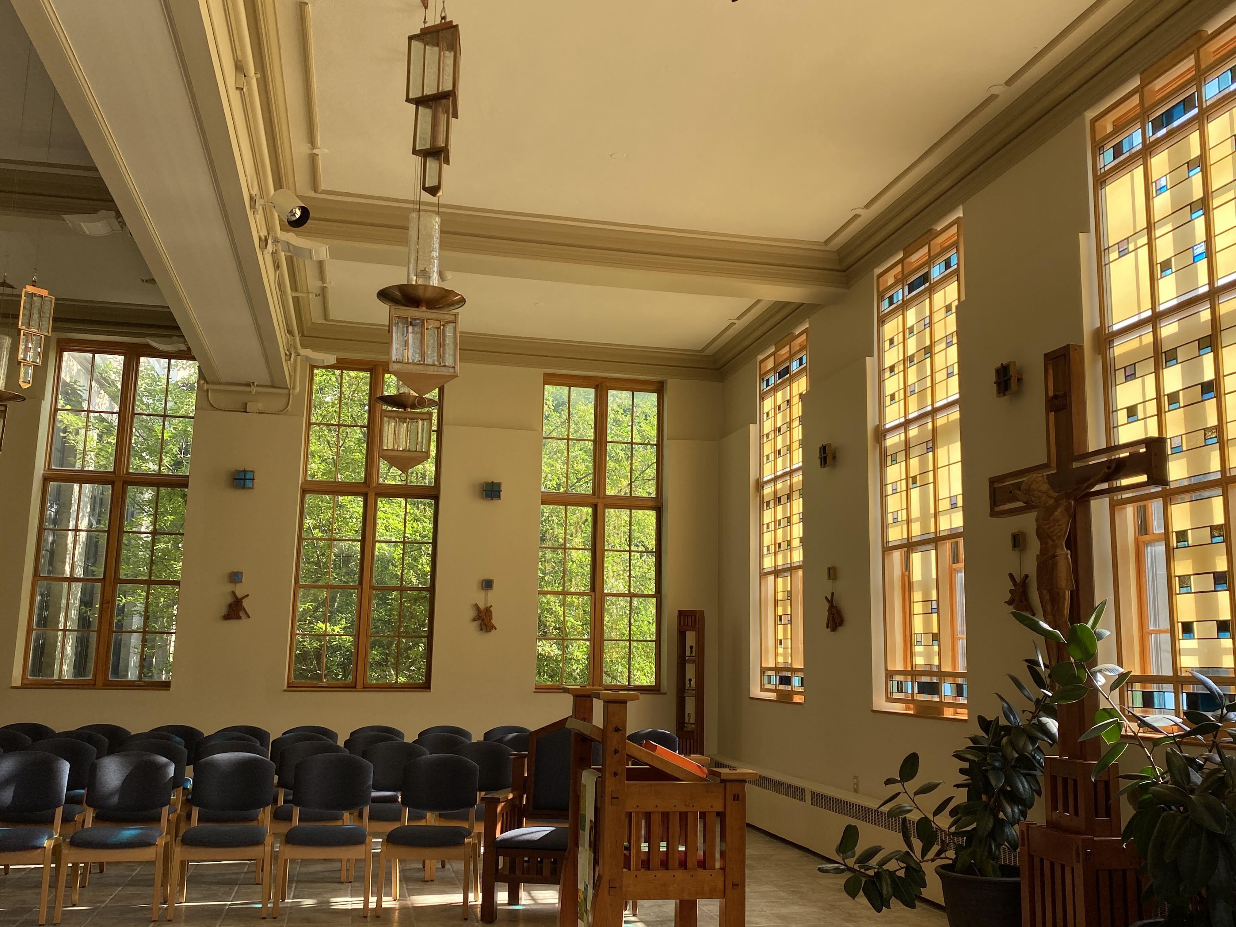 mass in st. Ignatius chapel